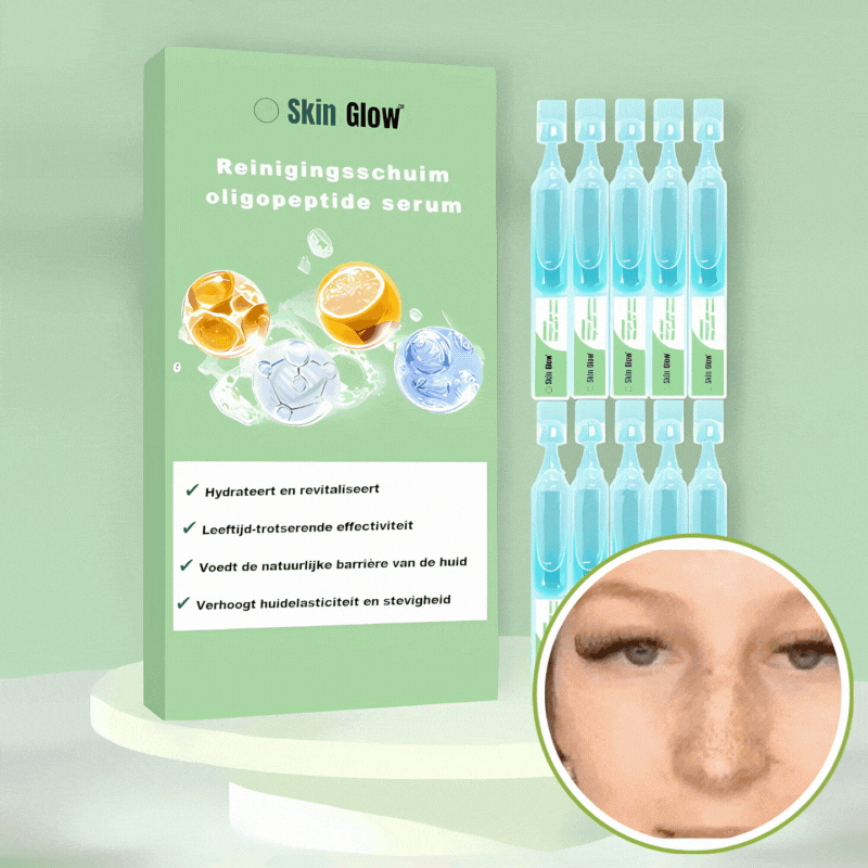 Skin Glow™ | Reinigingsschuim oligopeptide serum