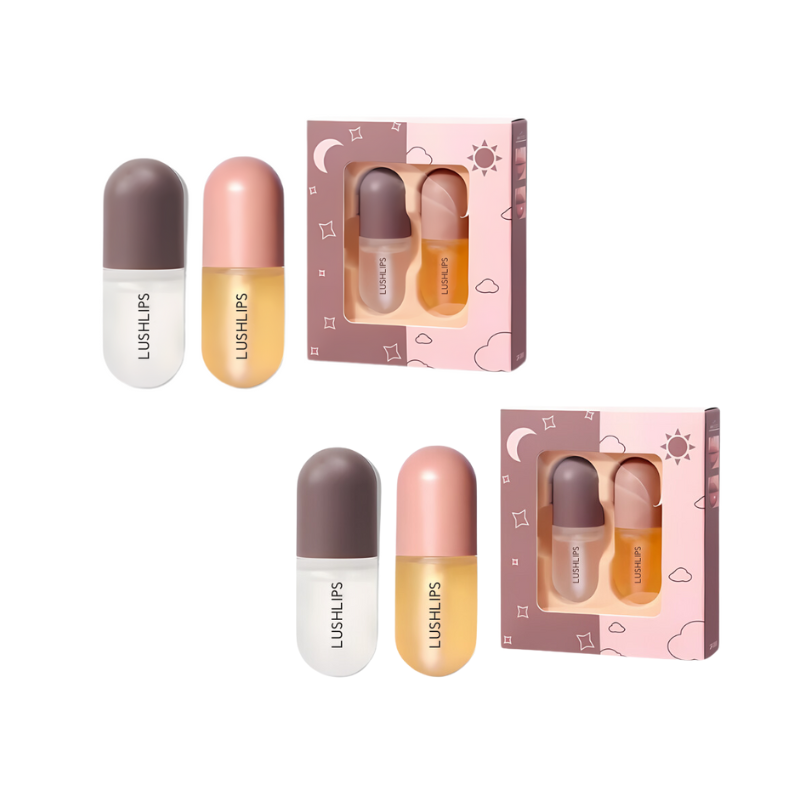 LushLips™ - Lipvergroter set | Maakt de lippen direct 30% voller in 15 minuten (Dag + nacht arrangement)