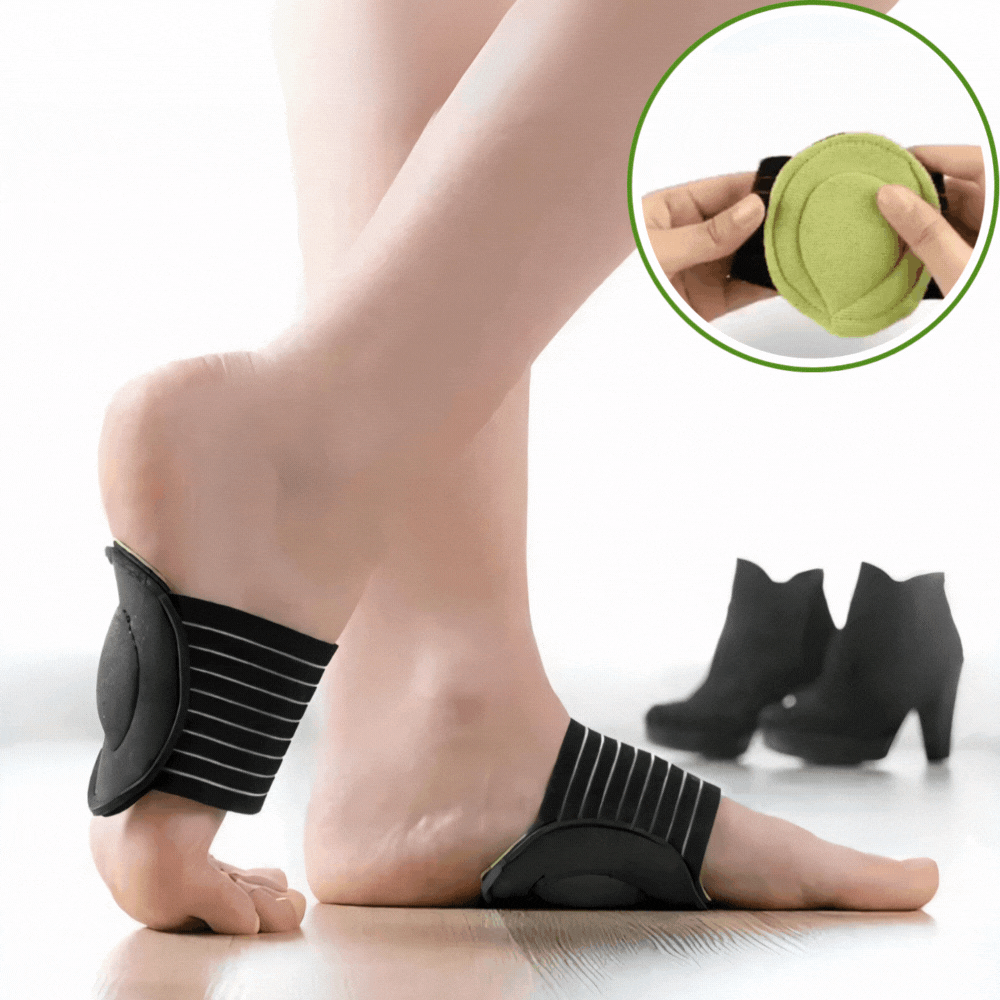 ErgoStride™ Orthopedische Inlegzool, verlicht hielpijn met 80% in slechts 3 uur