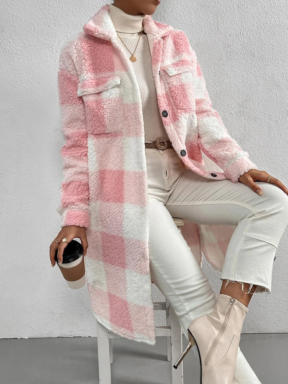 Sherin™ - Fleece overjassen met lange mouwen voor dames