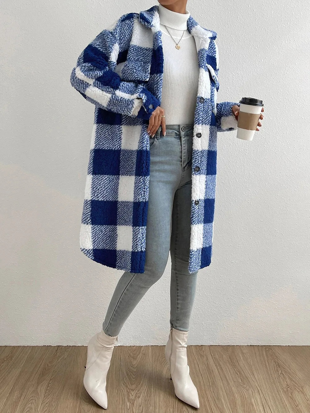 Sherin™ - Fleece overjassen met lange mouwen voor dames