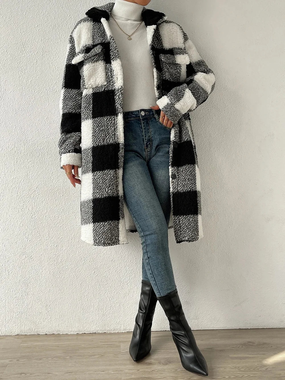 Sherin™ - Fleece overjassen met lange mouwen voor dames