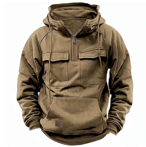 Urban™ - Vrijblijvend hoodie met kwart rits