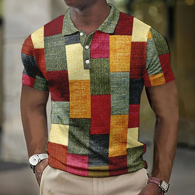 Casano - Wijnoogst poloshirt voor mannen